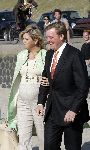 Scheveningen 9 juni 2005
Maxima  zwanger en Prins Willem Alexander bij strandtent Wij.
Feestje van Wapem.   
Peter Smulders bv