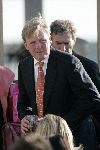 Scheveningen 9 juni 2005
Maxima  zwanger en Prins Willem Alexander bij strandtent Wij.
Feestje van Wapem.   met biertje
Peter Smulders bv