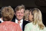 Scheveningen 9 juni 2005
Maxima en Prins Willem Alexander bij strandtent Wij.
Feestje van Wapem.
Peter Smulders bv