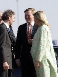Scheveningen 9 juni 2005
Maxima  zwanger en Prins Willem Alexander bij strandtent Wij.
Feestje van Wapem. paul Rosemuller
Peter Smulders bv
