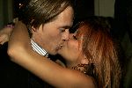 Amsterdam 1 maart 2005
Feestje van Gotcha met Georgina Verbaan.
Georgina en Jort Kelder kussend
Peter Smulders bv