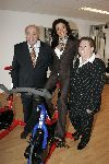 Hazerswoude rijndijk 19 maart 2005
Opening sportschool Leontien v Moorsel.
Leontien met ouders
Peter Smulders bv