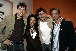 Hazerswoude rijndijk 17 maart 2005
Opening sportschool Leontien v Moorsel.
Leontien en Winston Post Bas Muijs en Kurt jan de Bruijn
Peter Smulders bv