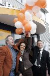 Hazerswoude rijndijk 17 maart 2005
Opening sportschool Leontien v Moorsel.
Joop Alberda Leontien en Michael Zijlaard
Peter Smulders