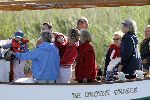 Muiden 22 mei 2005
Koningin Beatrix varen met groene draeck.
Prins Constantijn met Prinses Laurentien en Claus Cazimir en Eloise.
Peter Smulders bv
