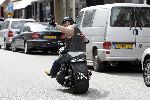 Amsterdam 26 mei 2005
Robert op stoere Harley Davidson motor/moter op pc hooftstraat.
Peter Smulders bv
