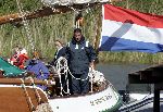 Muiden 15 mei 2005
Koningin Beatrix voor eerste keer dit jaar varen met de groene draeck.
Peter Smulders bv