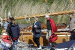 Muiden 15 mei 2005
Koningin Beatrix voor eerste keer dit jaar varen met de groene draeck.
Peter Smulders bv