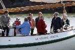 Muiden 22 mei 2005
Koningin Beatrix varen met groene draeck.
Prins Constantijn met Prinses Laurentien en Claus Cazimir en Eloise.
Peter Smulders bv