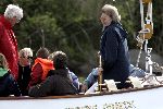 Muiden 15 mei 2005
Koningin Beatrix voor eerste keer dit jaar varen met de groene draeck.
Peter Smulders bv