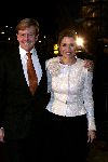 Den Haag 24 november 2004
Feest Prins Friso en Mabel Wisse Smit in danstheater.
Maxima en Prins Willem Alexander