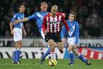 Eindhoven, 5 November 2005 
Kompetitiewedstrijd Seizoen 2005/2006 
PSV-Sparta eindstand 3-0
Alex op volle snelheid
© Foto Bart Bel