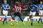 Eindhoven, 5 November 2005 
Kompetitiewedstrijd Seizoen 2005/2006 
PSV-Sparta eindstand 3-0
Arouna Kone wordt stevig aan zijn Shirt getrokken