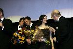 Amsterdam 8 november 2004
Premiere Bridget Jones  in tuschinski.
Renee Zellweger en Colin Firth en Hugh Grant