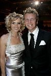 Amsterdam 21 oktober 2005
Uitreiking televizier ring in ij theater.
Tooske Breugem en Bastiaan Ragas  
Peter Smulders bv