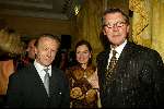 Amsterdam 6 oktober 2003
Beau Monde awards in het amstel hotel
Ursul de Geer Liz Snooyink en Hidde Maas
