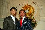 Amsterdam 6 oktober 2003
Beau Monde awards in het amstel hotel
Martijn Lussink en Sander Lussink