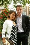 Amsterdam 6 oktober 2003
Beau Monde awards in het amstel hotel
Raphael v d Vaart en Silvie Meis