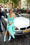 Amsterdam 6 oktober 2003
Beau Monde awards in het amstel hotel
Tooske Breugem bij haar BMW Z3 Cabriolet