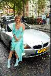 Amsterdam 6 oktober 2003
Beau Monde awards in het amstel hotel
Tooske Breugem bij haar BMW Z3 Cabriolet