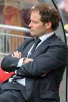 Eindhoven. 23 Oktober 2005 
Kompetitiewedstrijd Seizoen 2005/2006 
PSV-AJAX, eindstand 1-0 
Danny Blind zit droevig voor zich uit te kijken, na de nederlaag
© Foto Bart Bel