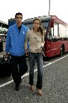 Amsterdam 9 oktober 2005
Aankomst Nederlands elftal op schiphol na kwalificatie WK
Robin v Persie met vrouw
Peter Smulders bv