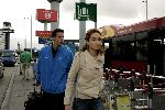 Amsterdam 9 oktober 2005
Aankomst Nederlands elftal op schiphol na kwalificatie WK
Robin v Persie met vrouw
Peter Smulders bv
