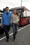Amsterdam 9 oktober 2005
Aankomst Nederlands elftal op schiphol na kwalificatie WK
Robin v Persie met vrouw
Peter Smulders bv