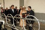 Heerenveen 14 september 2004
Maxima bij Batavus voor 1000000 e fiets. Samen met Ed Nijpels