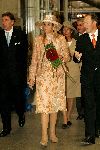 Heerenveen 14 september 2004
Maxima bij Batavus voor 1000000 e fiets. Maxima met Ed Nijpels