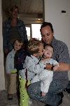 Fijnaart 23 augustus 2005
Christiaan Bauer voor het eerst naar school met broer Jan en Frans Bauer en Mariska. Frans Bauer jr
Peter Smulders bv