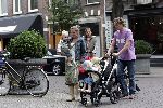 Amsterdam 24 september 2005
Prins Bernhard jr   met Prins Maurits prinses Annette en Prinses Marilene met kinderen wandelen
Peter Smulders bv