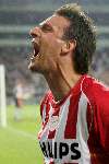 PSV Schalke 04 Eindhoven 1-0 vreugde na doelpunt